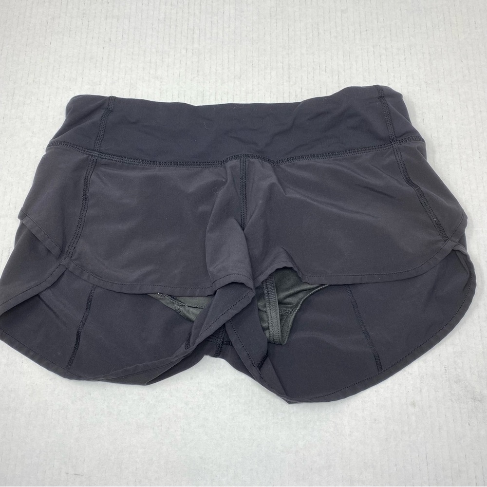 Lululemon Black Speed Up Shorts 4" 4